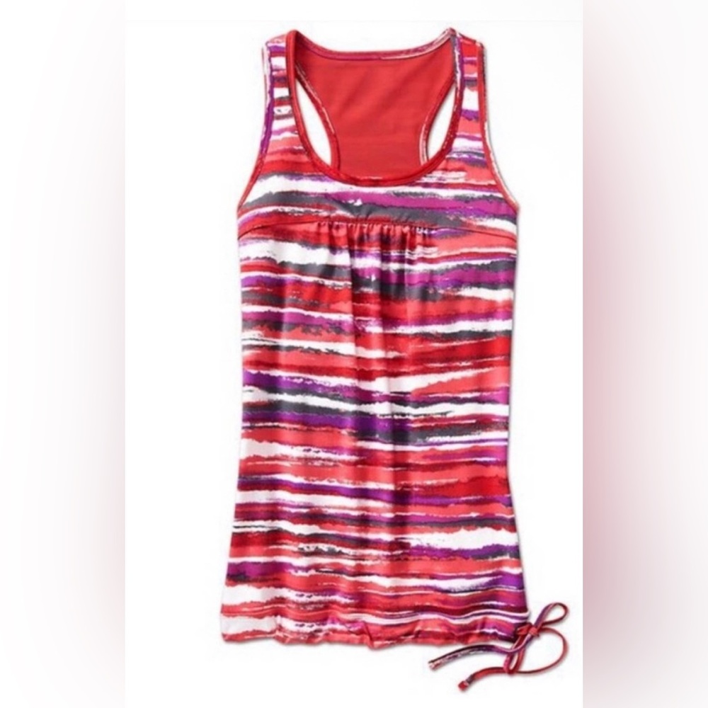 ATHLETA Workout Performance Top, Multi-Colored, Size: Small, EUC (PM7)